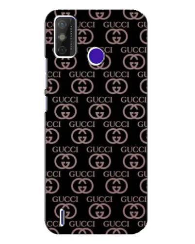 Чехол для TECNO Spark Power 2 (LC8) с картинкой «Классическая монограмма Gucci»