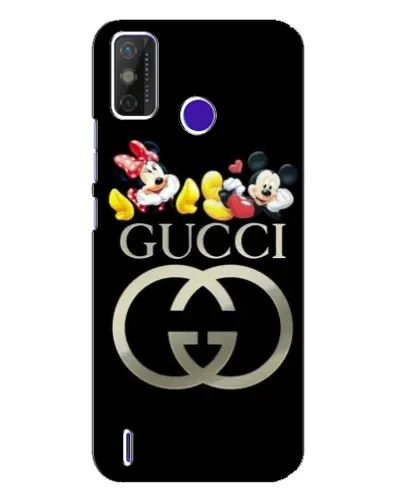 Чехол для TECNO Spark Power 2 (LC8) с картинкой «Gucci — герои Disney»