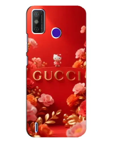 Чехол для TECNO Spark Power 2 (LC8) с картинкой «Gucci — золотой сад»