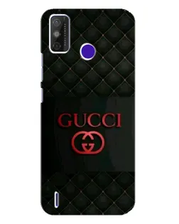 Чехол для TECNO Spark Power 2 (LC8) с картинкой «Gucci — стеганый черный»