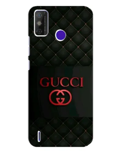 Чехол для TECNO Spark Power 2 (LC8) с картинкой «Gucci — стеганый черный»