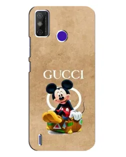 Чехол для TECNO Spark Power 2 (LC8) с картинкой «Микки Маус Gucci — крафт»