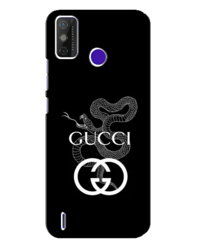 Чехол для TECNO Spark Power 2 (LC8) с картинкой «Gucci — серебряная змея»