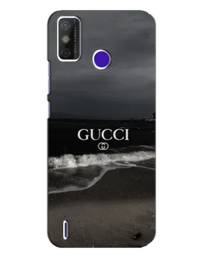Чехол для TECNO Spark Power 2 (LC8) с картинкой «Gucci — морской прибой»