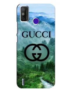 Чехол для TECNO Spark Power 2 (LC8) с картинкой «Gucci — горный пейзаж»