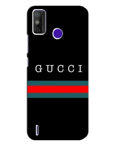 Чехол для TECNO Spark Power 2 (LC8) с картинкой «Gucci — красный пояс»