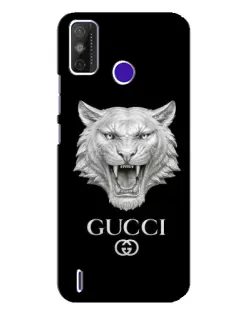 Чохол для TECNO Spark Power 2 (LC8) з картинкою «Gucci — срібний лев»