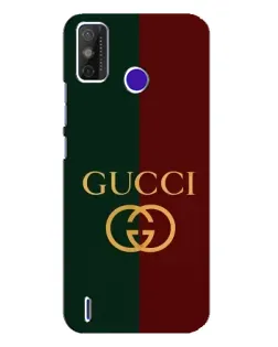 Чохол для TECNO Spark Power 2 (LC8) з картинкою «Gucci — темно-зелений градієнт»