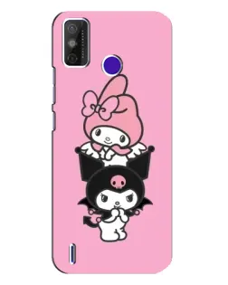 Чохол для TECNO Spark Power 2 (LC8) з картинкою «Тріо My Melody та Kuromi»