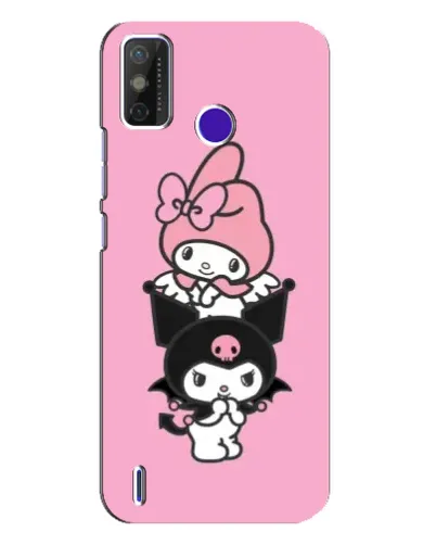 Чохол для TECNO Spark Power 2 (LC8) з картинкою «Тріо My Melody та Kuromi»