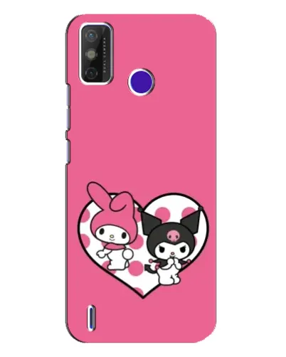 Чохол для TECNO Spark Power 2 (LC8) з картинкою «Kuromi та My Melody»