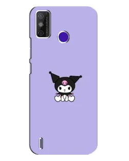 Чохол для TECNO Spark Power 2 (LC8) з картинкою «Kuromi — фіолетовий мінімалізм»