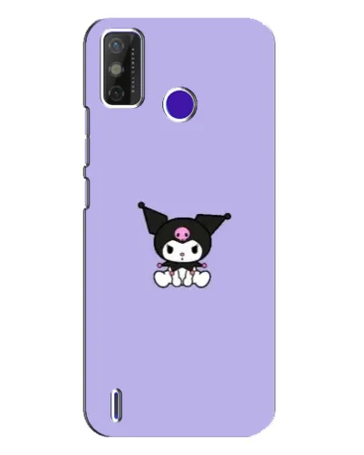 Чохол для TECNO Spark Power 2 (LC8) з картинкою «Kuromi — фіолетовий мінімалізм»