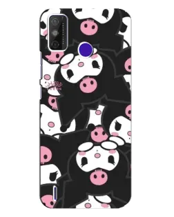 Чохол для TECNO Spark Power 2 (LC8) з картинкою «Kuromi з сердечком»