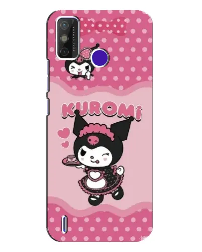Чохол для TECNO Spark Power 2 (LC8) з картинкою «Kuromi в окулярах»