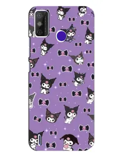 Чохол для TECNO Spark Power 2 (LC8) з картинкою «Kuromi — патерн»
