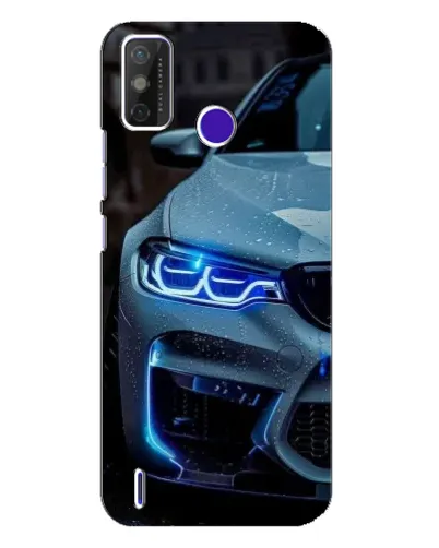 Чехол для TECNO Spark Power 2 (LC8) с картинкой «Взгляд BMW с синими фарами» Чехол для TECNO Spark Power 2 (LC8) с картинкой «Взгляд BMW с синими фарами»