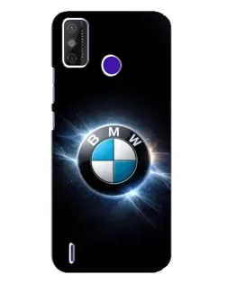 Чохол для TECNO Spark Power 2 (LC8) з картинкою «BMW — неонове сяйво»