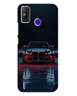 Чехол для TECNO Spark Power 2 (LC8) с картинкой «BMW на мокрой дороге»