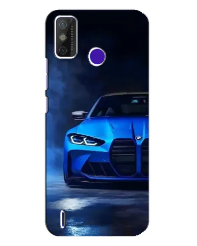 Чехол для TECNO Spark Power 2 (LC8) с картинкой «Голубая BMW M4» Чехол для TECNO Spark Power 2 (LC8) с картинкой «Голубая BMW M4»