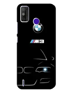 Чехол для TECNO Spark Power 2 (LC8) с картинкой «Минималистичный принт BMW M3»