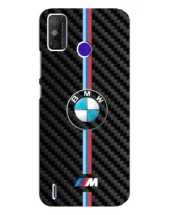Чехол для TECNO Spark Power 2 (LC8) с картинкой «Эмблема BMW и карбон»