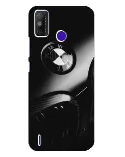 Чехол для TECNO Spark Power 2 (LC8) с картинкой «Эмблема BMW — макро»