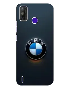 Чехол для TECNO Spark Power 2 (LC8) с картинкой «Логотип BMW — минимализм»