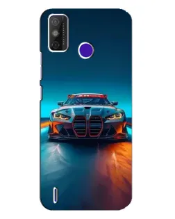Чохол для TECNO Spark Power 2 (LC8) з картинкою «BMW — вогні неону»