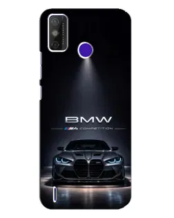 Чохол для TECNO Spark Power 2 (LC8) з картинкою «BMW крізь нічне місто»