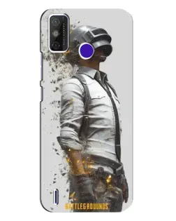 Чохол для TECNO Spark Power 2 (LC8) з картинкою «PUBG — боєць у пилу»