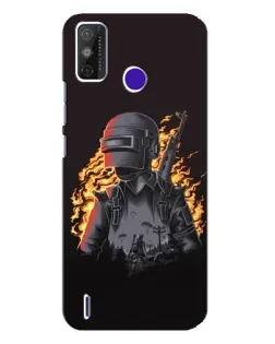 Чохол для TECNO Spark Power 2 (LC8) з картинкою «PUBG — вогняний силует»