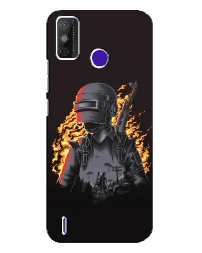 Чохол для TECNO Spark Power 2 (LC8) з картинкою «PUBG — вогняний силует» Чохол для TECNO Spark Power 2 (LC8) з картинкою «PUBG — вогняний силует»