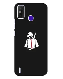 Чохол для TECNO Spark Power 2 (LC8) з картинкою «PUBG — силует воїна»