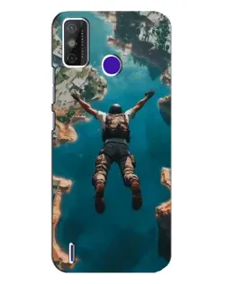 Чохол для TECNO Spark Power 2 (LC8) з картинкою «PUBG — вільне падіння»