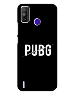 Чохол для TECNO Spark Power 2 (LC8) з картинкою «PUBG — білий логотип»