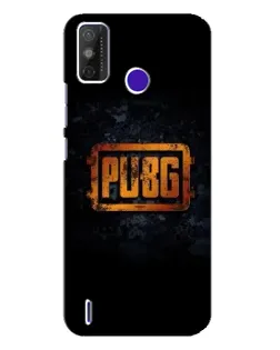 Чохол для TECNO Spark Power 2 (LC8) з картинкою «PUBG — золотий логотип»