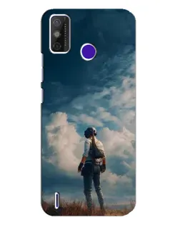 Чохол для TECNO Spark Power 2 (LC8) з картинкою «Герой PUBG на скелі»