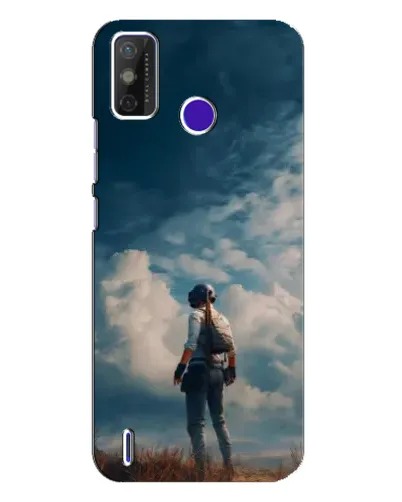 Чохол для TECNO Spark Power 2 (LC8) з картинкою «Герой PUBG на скелі» Чохол для TECNO Spark Power 2 (LC8) з картинкою «Герой PUBG на скелі»