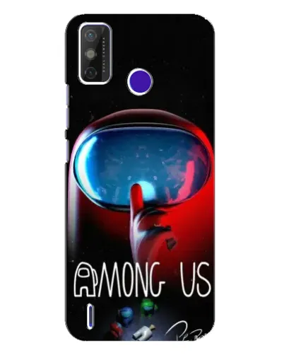 Чохол для TECNO Spark Power 2 (LC8) з картинкою «Червоний імпостер — макро» Чохол для TECNO Spark Power 2 (LC8) з картинкою «Червоний імпостер — макро»