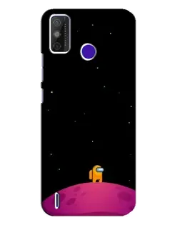 Чохол для TECNO Spark Power 2 (LC8) з картинкою «Самотній герой на планеті»