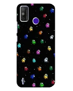Чохол для TECNO Spark Power 2 (LC8) з картинкою «Екіпаж Among Us»
