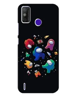 Чохол для TECNO Spark Power 2 (LC8) з картинкою «Among Us космос»
