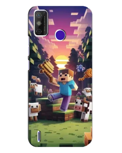 Чохол для TECNO Spark Power 2 (LC8) з картинкою «Стів на фермі» Чохол для TECNO Spark Power 2 (LC8) з картинкою «Стів на фермі»