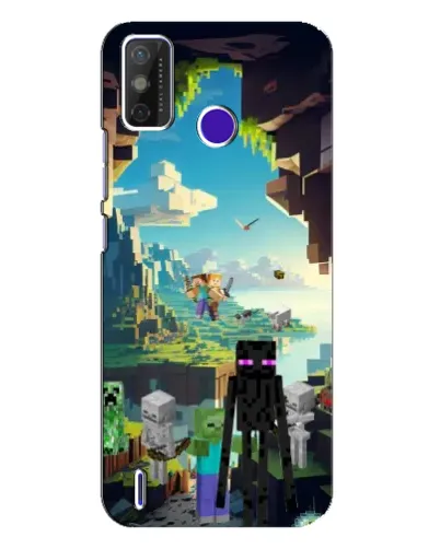 Чохол для TECNO Spark Power 2 (LC8) з картинкою «Ендермен у лісі» Чохол для TECNO Spark Power 2 (LC8) з картинкою «Ендермен у лісі»
