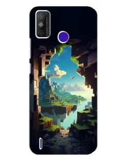 Чохол для TECNO Spark Power 2 (LC8) з картинкою «Вид з печери»