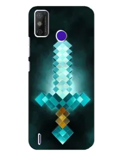 Чохол для TECNO Spark Power 2 (LC8) з картинкою «Алмазний меч неон»