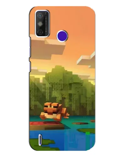 Чохол для TECNO Spark Power 2 (LC8) з картинкою «Майнкрафт захід сонця»
