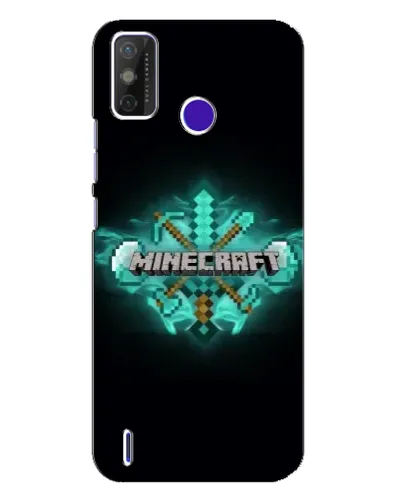 Чохол для TECNO Spark Power 2 (LC8) з картинкою «Minecraft Diamond лого» Чохол для TECNO Spark Power 2 (LC8) з картинкою «Minecraft Diamond лого»