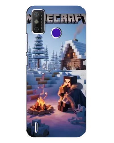 Чохол для TECNO Spark Power 2 (LC8) з картинкою «Зимовий Minecraft» Чохол для TECNO Spark Power 2 (LC8) з картинкою «Зимовий Minecraft»